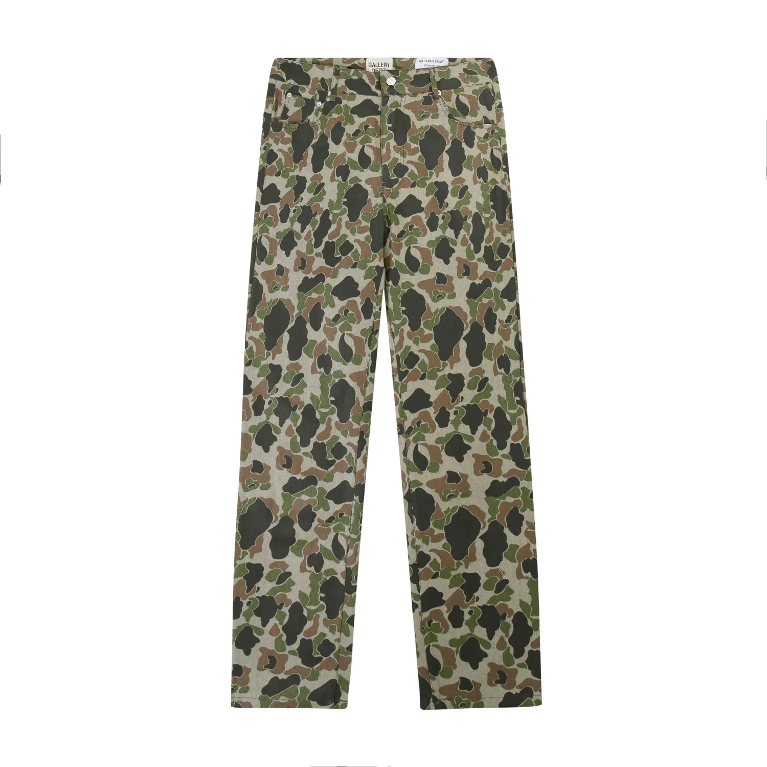 662#Gallery Dept New Washed Camouflage Pants Beauty Trendy Straight Pants Casual Pants Camouflage Color S~XL P230